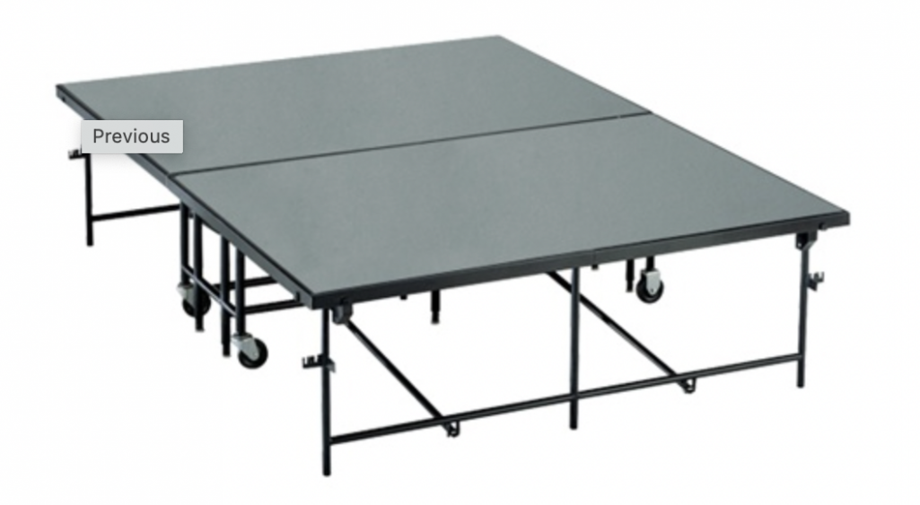 Mobile Folding 6' X 8' Stage