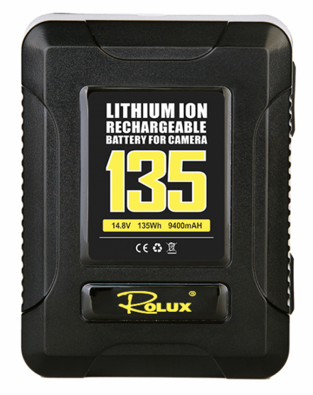 Rolux 135 Wh 14.8V Anton Bauer Gold Mount Battery