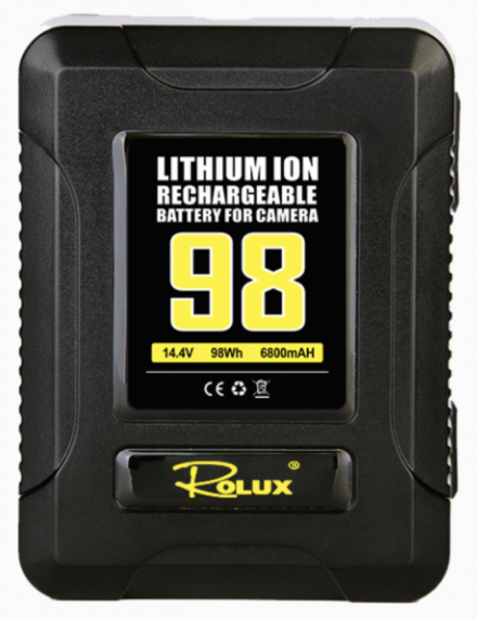 Rolux 98 Wh 14.8V Anton Bauer Gold Mount Battery